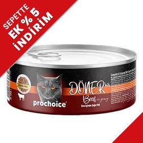 Pro Choice Döner Bites Adult Sos İçerisinde Dana Etli (Biftekli) 70 gr Kedi Yaş Maması