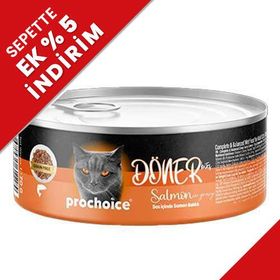Pro Choice Döner Bites Adult Sos İçerisinde Somonlu 70 gr Kedi Yaş Maması