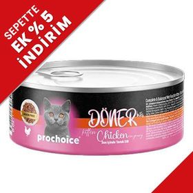 Pro Choice Döner Bites Kitten Sos İçerisinde Tavuklu Yavru 70 gr Kedi Yaş Maması