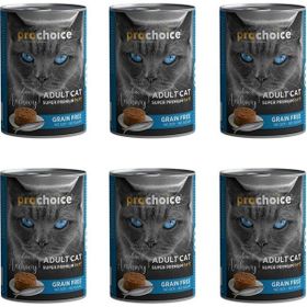 Pro Choice Fish Sardalya ve Hamsili Tahılsız 6x400 gr Kedi Konservesi