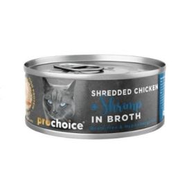 Pro Choice Hypo-Allergenic Sos İçinde Tavuk Etli ve Karidesli Tahılsız 70 gr Yetişkin Kedi Konservesi