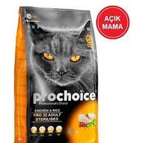 Pro Choice Pro 32 Sterilised Tavuklu 2 kg Açık Kedi Maması