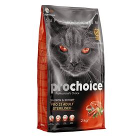 Pro Choice Pro 33 Somonlu ve Karidesli Kısırlaştırılmış 1 kg Yetişkin Açık Kedi Maması