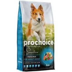 Pro Choice Sensitive Balık ve Pirinçli Hassas Derili Köpekler için 3 kg Yetişkin Köpek Maması