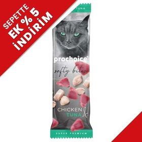Pro Choice Softy Bites Tavuklu ve Ton Balıklı Yumuşak 10 gr Kedi Ödül Maması