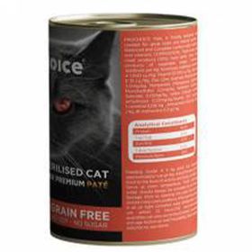 Pro Choice Sterilised Kuzulu Kısırlaştırılmış 12x400 gr Kedi Konservesi
