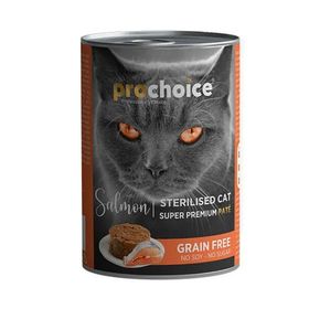 Pro Choice Sterilised Somon Etli Tahılsız Kısırlaştırılmış 400 gr Kedi Konservesi