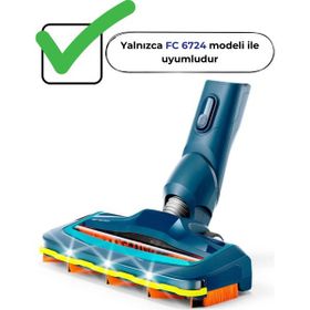 Pro Fresh & Clean Philips Fc 6724 Speed Pro Uyumlu LED Işıklı Süpürge Emici Başlık