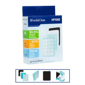 Pro Fresh & Clean Philips Fc 8633/01 Uyumlu Hepa Filtre Seti