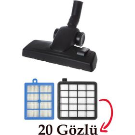 Pro Fresh & Clean Samsung VC07R302MVP/TR Uyumlu Emici Başlık ve Izgaralı Hepa Filtre Seti