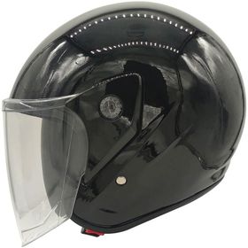Pro Helmets F022 Açık Siyah Motosiklet Kask