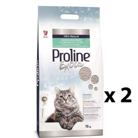 Pro Line 10 lt x 2 Adet Extra Topaklaşan İnce Taneli Kedi Kumu
