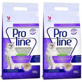 Pro Line 10 lt x 2 Adet Lavanta Kokulu Topaklanan Bentonit Kedi Kumu