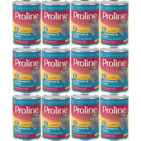 Pro Line 12x400 gr Somonlu ve Alabalıklı Yetişkin Kedi Konservesi