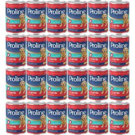 Pro Line 24x400 gr Kuzu Etli Yetişkin Köpek Konservesi