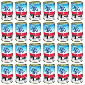 Pro Line 24x415 gr Kuzulu Et Parçacıklı Köpek Konservesi
