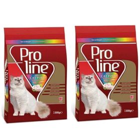 Pro Line 2x1.5 kg Optimum Renkli Taneli Tavuklu Yetişkin Kedi Maması