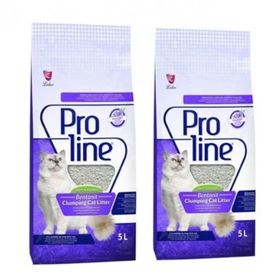 Pro Line 2x5 lt Lavanta Kokulu İnce Taneli Bentonit Kedi Kumu
