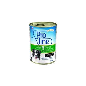 Pro Line 415 gr Dana Etli Ciğerli Bezelyeli Konserve Köpek Maması