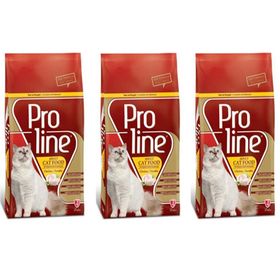 Pro Line Cat Adult Chicken Tavuklu Yetişkin 3 Adet Kedi Maması