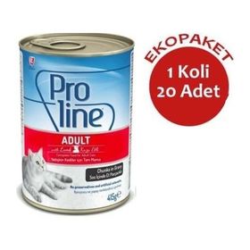Pro Line Kuzu Etli 20x415 gr Yetişkin Kedi Konserve Maması