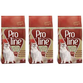 Pro Line Kuzulu 3x1,5 kg Yetişkin Kuru Kedi Maması