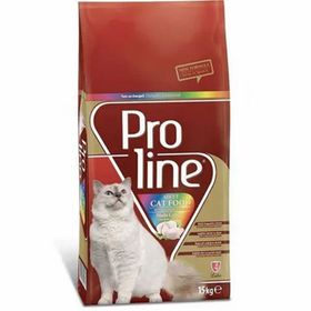 Pro Line Tavuklu Renkli Taneli Yetişkinler İçin 15 kg Kedi Maması
