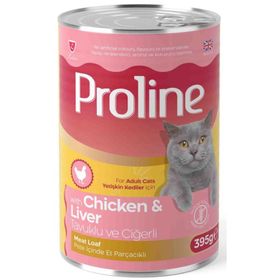 Pro Line Tavuklu ve Ciğerli Gravy 395 gr Yetişkin Kedi Konserve Maması