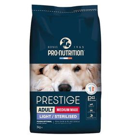 Pro Nutrition Prestige Light Sterilised Orta Büyük Irk 3 kg Yetişkin Köpek Maması