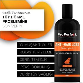 Pro Perfeck Anti Hair Loss Tüy Dökümüne Karşı 250 ml Kedi Köpek Şampuanı