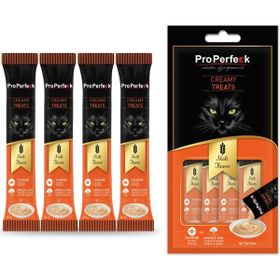 Pro Perfeck Creamy Malt Sıvı 4x15 gr Kedi Ödülü