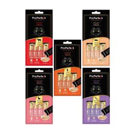 Pro Perfeck Creamy Treats 20x15 gr 5 Çeşit Karma Sıvı Kedi Ödülü