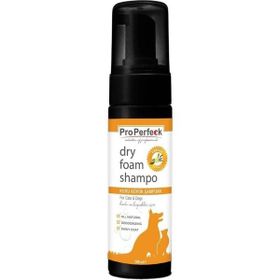 Pro Perfeck Kuru Köpük Vanilya Kokulu 200 ml Kedi ve Köpek Şampuanı