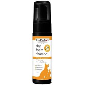 Pro Perfeck Kuru Köpük Vanilya Kokulu 200 ml Kedi ve Köpek Şampuanı