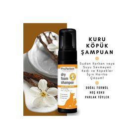 Pro Perfeck Kuru Köpük Vanilya Kokulu 200 ml Kedi ve Köpek Şampuanı