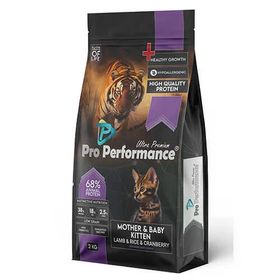 Pro Performance 2 kg Kuzulu ve Pirinçli Yavru Kedi Maması
