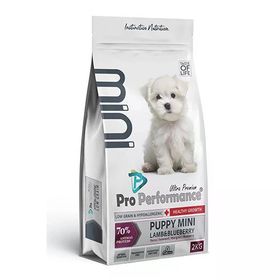 Pro Performance 2 kg Kuzulu ve Yaban Mersinli Küçük Irk Yavru Köpek Maması