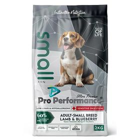 Pro Performance 2 kg Kuzulu ve Yaban Mersinli Küçük Irk Yetişkin Köpek Maması