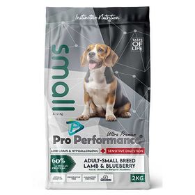 Pro Performance 2 kg Kuzulu ve Yaban Mersinli Küçük Irk Yetişkin Köpek Maması