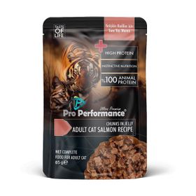 Pro Performance Pouch Somonlu 85 gr Yetişkin Yaş Kedi Maması