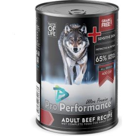 Pro Performance Sığır Etli Yetişkin 400 gr Köpek Konservesi