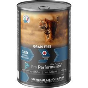 Pro Performence Somonlu 400 gr Kısırlaştırılmış Kedi Konserve Maması