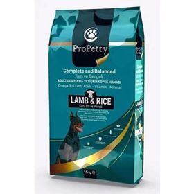 Pro Petty 15 kg Kuzu Etli ve Pirinçli Yetişkin Kuru Köpek Maması