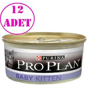 Pro Plan 12x85 gr Babycat Tavuklu Yavru Kedi Konservesi
