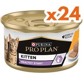 Pro Plan 24 Adet x 85 gr Kitten Tavuk Etli Yavru Kedi Konservesi