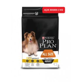 Pro Plan 3 kg Light Sterilised Tavuklu Kısırlaştırılmış Orta Irk Yetişkin Köpek Maması