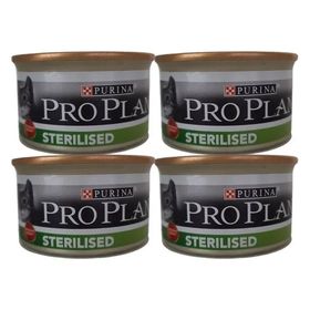 Pro Plan 4x85 gr Kısırlaştırılmış Sterilize Yetişkin Kedi Konserve Yaş Maması