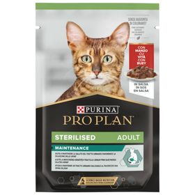 Pro Plan 85 gr Sterilised Sos İçinde Sığır Etli Kısırlaştırılmış Pouch Kedi Yaş Maması