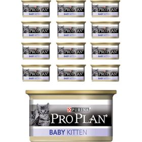 Pro Plan Baby Cat Tavuklu 12x 85 gr Yavru Kedi Konserve Maması