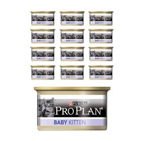 Pro Plan Baby Kitten 12x85 gr Tavuklu Yeni Doğan Yavru Kedi Konservesi